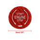 Carbon Fiber Red Engine Start Button For Chevrolet Corvette C8 Z51 2020-2022