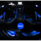 4pcs Car Door Bowl Handle LED Ambient Atmosphere Light Interior Accessories 12V