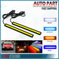 UK LED Strip Car DRL Running Daytime Light COB Driving Fog Lights Waterproof ea