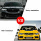 Front Grille Trim Strips Cover Yellow for BMW F10 F06 F12 F39 F48 5/6/7 series