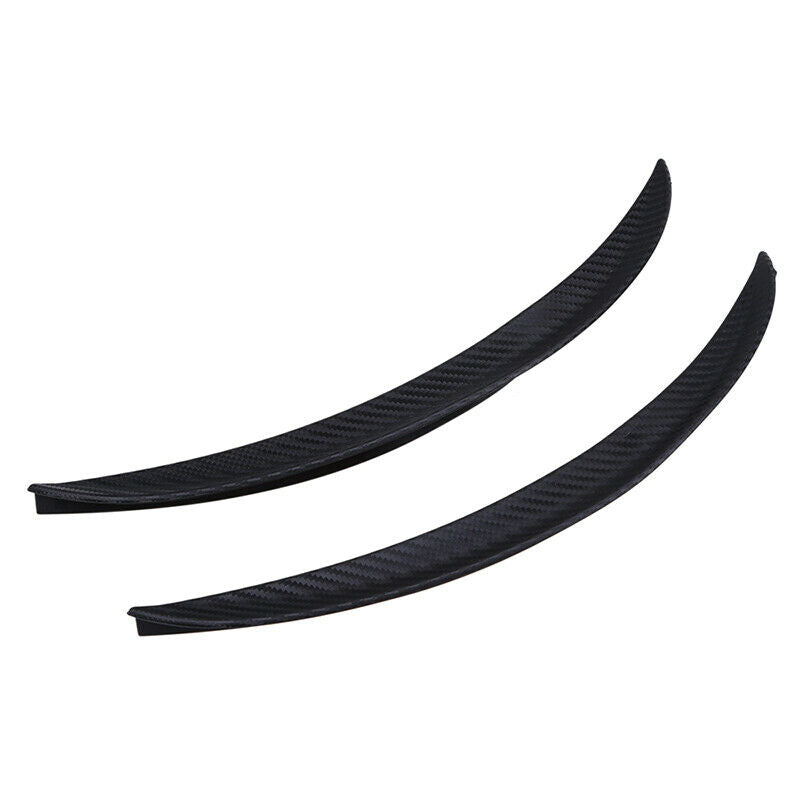 2PCS Car Fender Flare Extension Wheel Eyebrow Trim Protector Lip Strip Universal