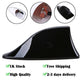 1x Black Auto SUV Shark Fin Aerial Antenna Roof AM/FM Radio For BMW Universal