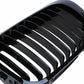 Gloss Black Kidney Grill Grille For BMW E46 Coupe Cabrio 99-03 Pre-facelift UK