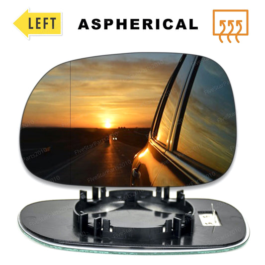 Left side Wide Angle wing mirror glass for BMW Z3 convertible 1995-2003 Heated