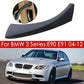 1x Black Right Side Door Handle Pull Trim Cover For BMW E90 E91 3 Series 2004-12