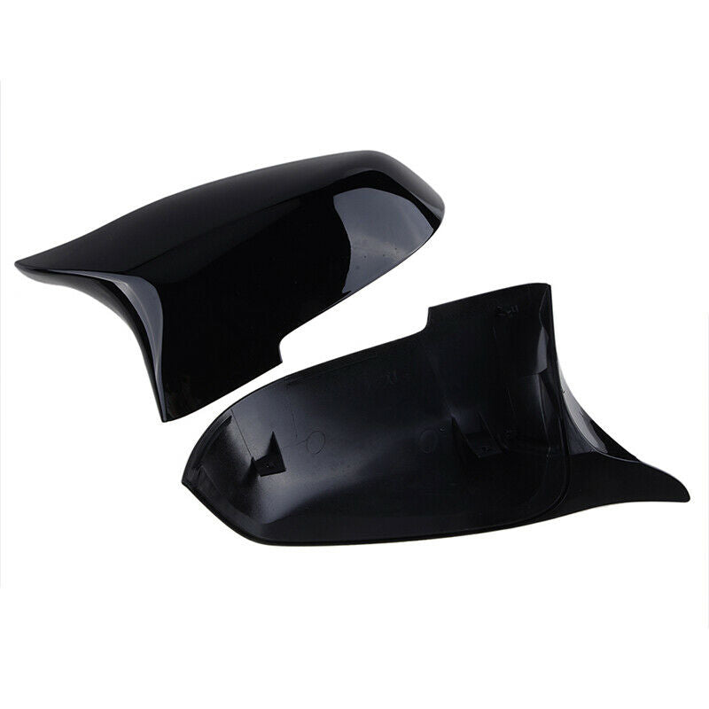 Gloss Black Rearview Side Mirror Cover Fits for BMW 5 6 7 Series F10 F07 F06 F01