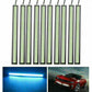 UK LED Strip Car DRL Running Daytime Light COB Driving Fog Lights Waterproof ea