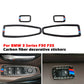 Real Carbon Fiber Window Switch Interior Trim For BMW 1 2 3 4 Series F30 F34