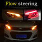 2x Sequential LED Strip Turn Signal Switchback Indicator Daytime Running Lights