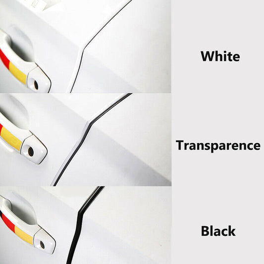 5 Meters Black Car Door Side Edge Bumper Guard Protector Anti Collision Strip