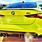 BMW M Sport 4 Series M4 G22 G82 Gloss Black M4 Style Boot Lip Spoiler 2020+