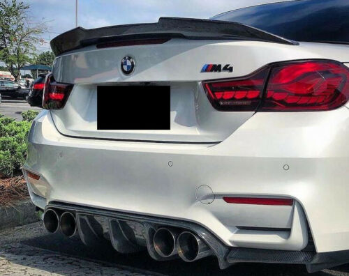 BMW 4 SERIES CABRIOLET F33 F83 M4 LOOK STYLE REAR BOOT SPOILER LIP PRIMED