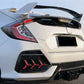 HONDA CIVIC HATCHBACK TR STYLE ROOF SPOILER BOOT LIP HOOD SPOILER 2020 UNPAINTED