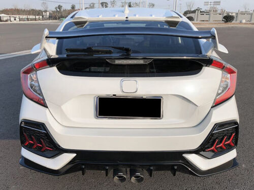 HONDA CIVIC HATCHBACK TR STYLE ROOF SPOILER BOOT LIP HOOD SPOILER 2020 UNPAINTED