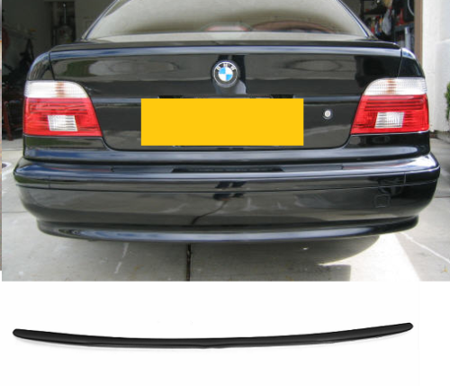 BMW E39 4dr M5 style gloss black boot trunk lip spoiler ABS plastic OE quality