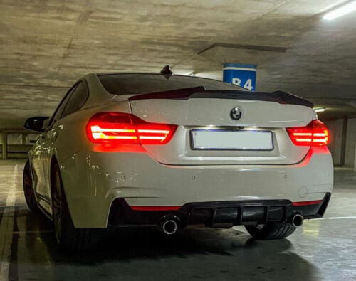 BMW 4 Series F32 - Gloss Black M4 Style Rear Boot Spoiler Coupe 2014-2020