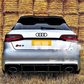 Audi RS3 8V Hatchback Rear Blade Style Diffuser 2017-2020 Spoiler Body Kit A3 S3