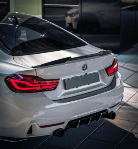 BMW 4 Series F32 - Gloss Black M4 Style Rear Boot Spoiler Coupe 2014-2020