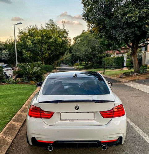 BMW 4 Series F32 - Gloss Black M4 Style Rear Boot Spoiler Coupe 2014-2020