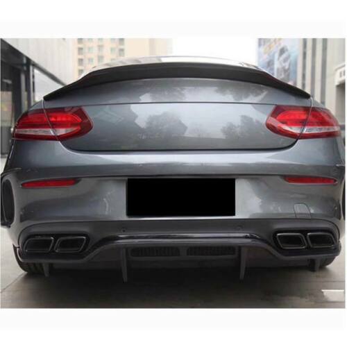 MERCEDES C CLASS COUPE C205 A205 RENNTECH LOOK REAR BOOT SPOILER LIP CARBON LOOK