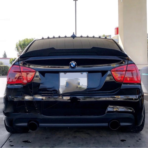 BMW M Sport 3 Series E90 Carbon Fibre High Kick PSM Ducktail Spoiler 2004-2012