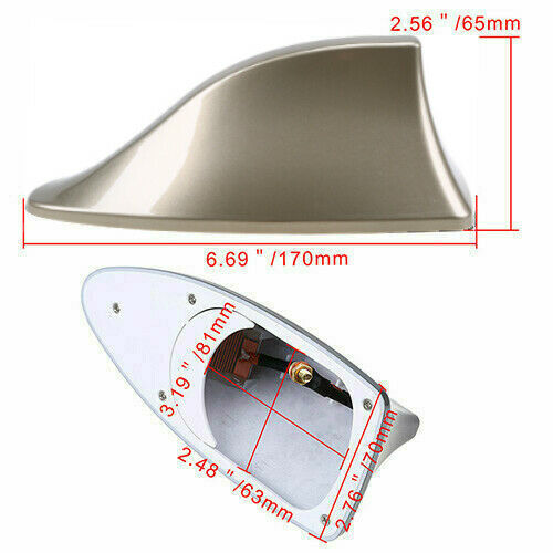 Universal Antenna Aerial Shark Fin FM AM Radio Signal Car Auto SUV For BMW Ford