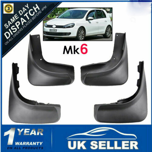 Set Mud Flaps Splash Guards Mudflaps For VW Golf 6 MK6 2009 2010 2011 2012 2013