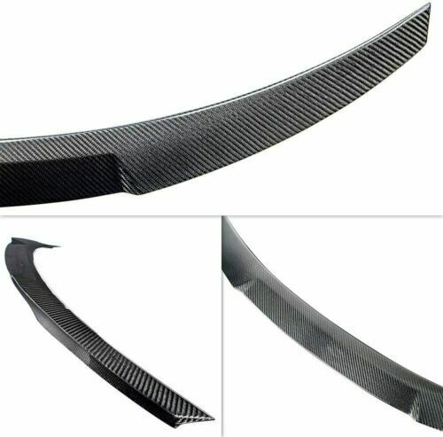 BMW 4 SERIES F82 M4 COUPE REAR BOOT SPOILER V STYLE LIP CARBON LOOK 100% FIT