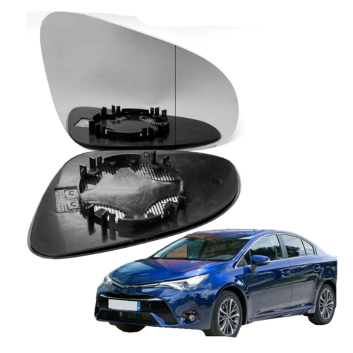 Right Driver side mirror glass for Toyota Avensis 2015-2019 wide angle heated