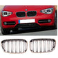 BMW F20 F21 11 - 15 CHROME GLOSS BLACK KIDNEY GRILLES GRLLS DOUBLE TWIN SPOKE