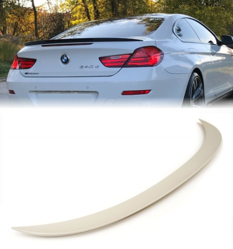 BMW 6 series F13 coupe rear boot trunk lip spoiler unpainted UK