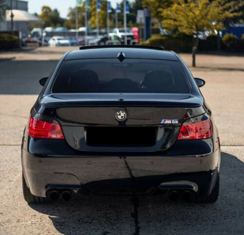 BMW 5 SERIES E60 E61 M5 STYLE REAR BOOT SPOILER WING LIP OEM FIT 2004-2010