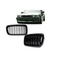 BMW 7 SERIES E38 GLOSS BLACK TWIN SLAT FRONT KIDNEY GRILLES GRILLE GRILL UK