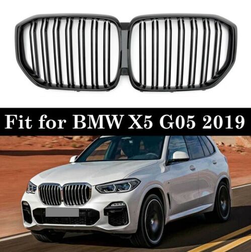 BMW X5 G05 2019- Gloss black front grilles grills twin double spoke X5M look