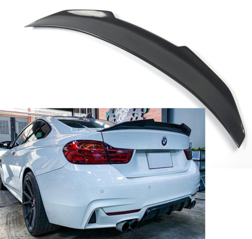 BMW 4 series F32 coupe carbon fibre PSM style look rear boot lip trunk spoiler