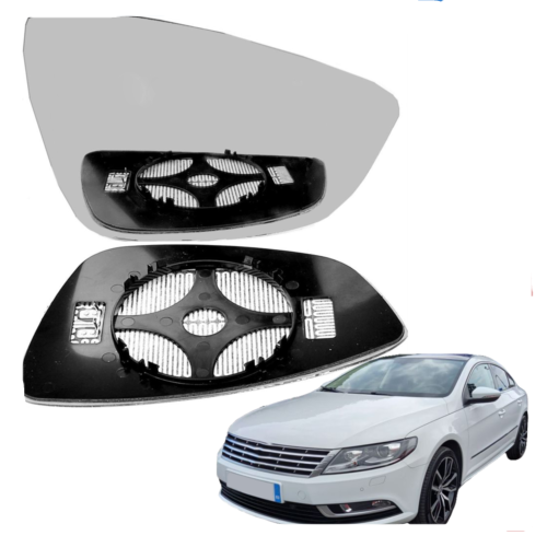 Right Driver side wing mirror glass for VW CC 2012-2017 heated