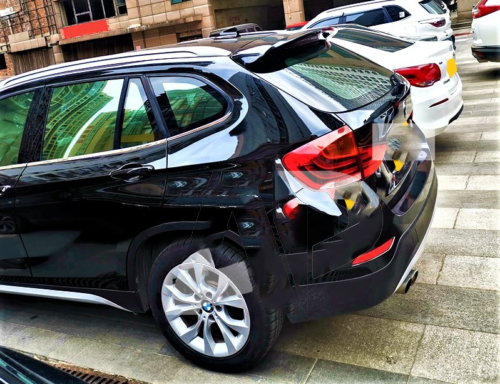 BMW M Sport X1 E84 X1M SUV Gloss Black Rear Roof Spoiler 2009-2015