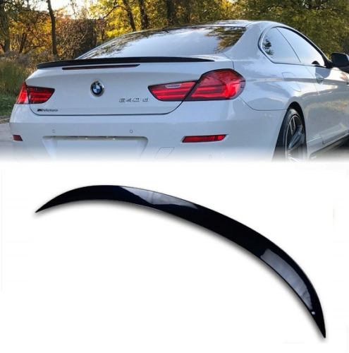 BMW 6 SERIES F13 & M6 COUPE REAR BOOT TRUNK LIP SPOILER GLOSS BLACK UK