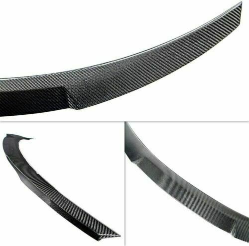 AUDI A4 B8 S4 RS4 SALOON 2009-2012 M4 STYLE REAR BOOT SPOILER LIP CARBON LOOK