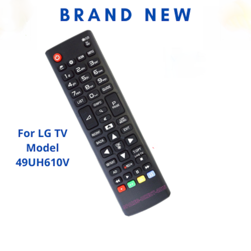 Remote Control For LG 49UH610V LED TV