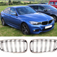 BMW 3 series GT F34 chrome black kidney grilles twin double spoke slat UK