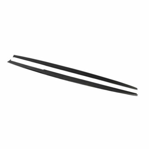 BMW 3 SERIES F30 F31 M PERFORMANCE STYLE SIDE SKIRT EXTENSION BLADES MATTE BLACK