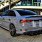 Audi RS3 Look A3 S3 RS3 8V Saloon Carbon Fibre M4 Style Boot Spoiler 2013-2020