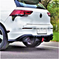 VW Golf GTI MK8 Rear Blade Diffuser & Side Splitters With F1 Lamp Spoiler Body Kit