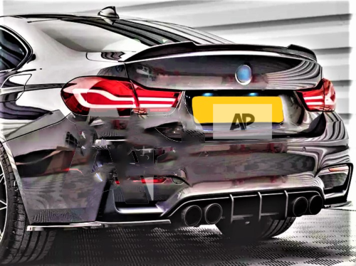 BMW M4 F82 F83 Rear Blade Style Diffuser Spoiler Body Kit M Sport 2014-2020