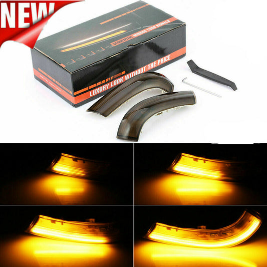 Dynamic LED Turn Signal Light Mirror Indicator Sequential For VW Golf 5 Jetta Badge MK5 Passat x2 ( Pair )